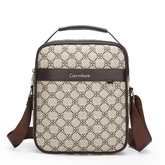 High Quality Soft PU Leather Men's Shoulder Bag